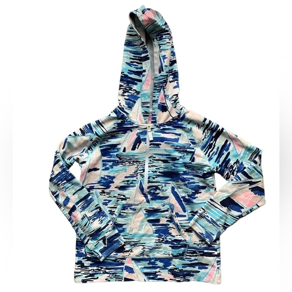 Lilly Pulitzer | Lilly Pulitzer Pier Pressure Half Zip Popover Jacket